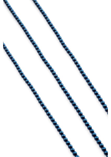 Hematit Doğal Taş Parlak Mavi 3mm Dizi fiyatları