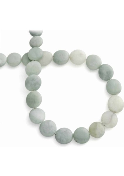 Jasper Doğal Taş Daire Kesim 12MM Dizi