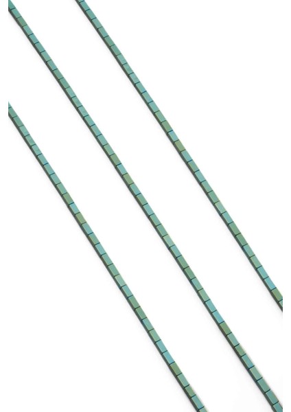 Hematit Doğal Taş Parlak Yeşil Dikdörtgen Kesim 2X4MM Dizi fiyatları