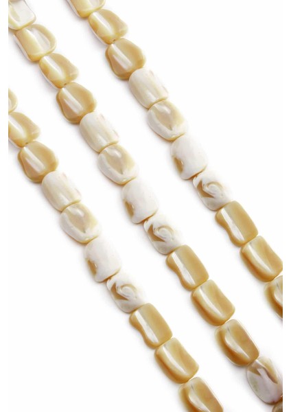 Sedef Doğal Taş Parlak Kahverengi Amorf Kesim 10X14MM Dizi [ab+] fiyatları