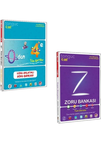 4. Sınıf Tüm Dersler Zoru Bankası - 0'dan 4'e Konu Anlatımlı Soru Bankası 2022