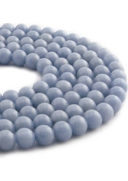 Melek Doğal Taş Küre Kesim 8mm Dizi