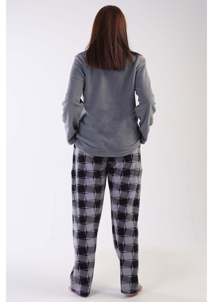 Kadın Polar Büyük Beden Uzun Kol Pijama Takım fırsatları