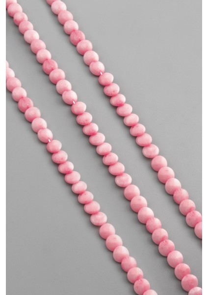 Mercan Doğal Taş Pembe Daire Rondela Kesim 7X3MM Dizi fiyatları