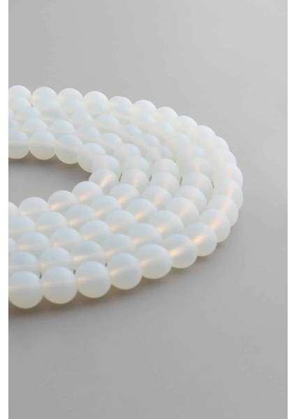 Cam Mat Beyaz Küre Kesim 8mm Dizi