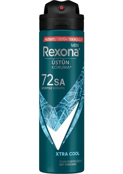 Men Erkek Sprey Deodorant Xtra Cool 72 Saat Kesintisiz Üstün Koruma 150 ml