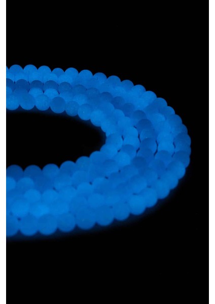 Fosforlu Doğal Taş Parlak Mavi Küre Kesim 6mm Dizi fiyatları