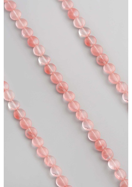 Gül Kuvars Doğal Taş Daire Kesim 10MM Dizi fiyatları