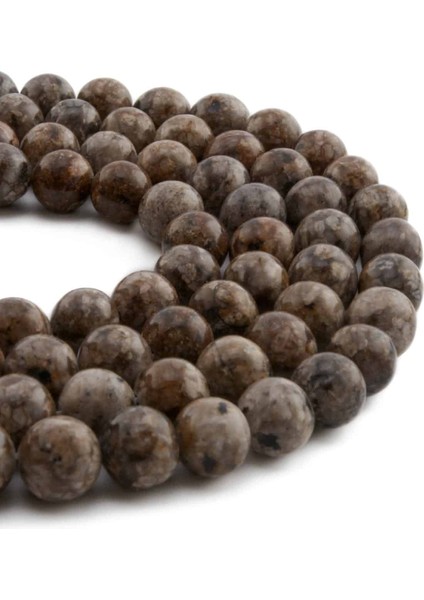 Jasper Doğal Taş Parlak Küre Kesim 10MM Dizi