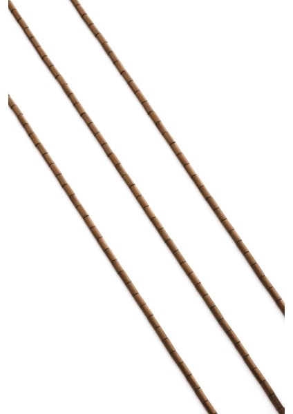 Hematit Doğal Taş Mat Kahverengi Silindir Kesim 2X4MM Dizi fiyatları