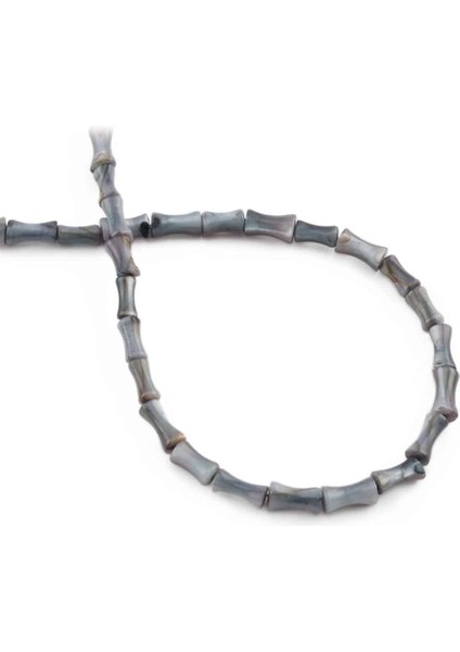 Sedef Doğal Taş Gri 4X8MM Dizi
