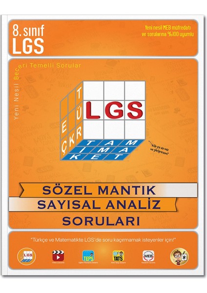 8. Sınıf LGS Sözel Mantık Sayısal Analiz Soruları