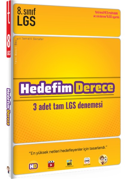 8. Sınıf LGS Hedefim Derece Denemeleri