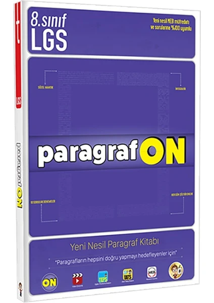 Tonguç Akademi 8. Sınıf LGS Paragrafon Soru Bankası