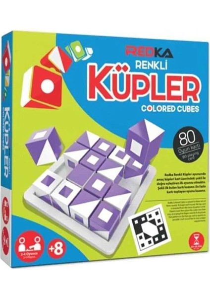 Redka Renkli Küpler Colored Cubes Akıl Zeka Mantık ve Strateji Oyunu