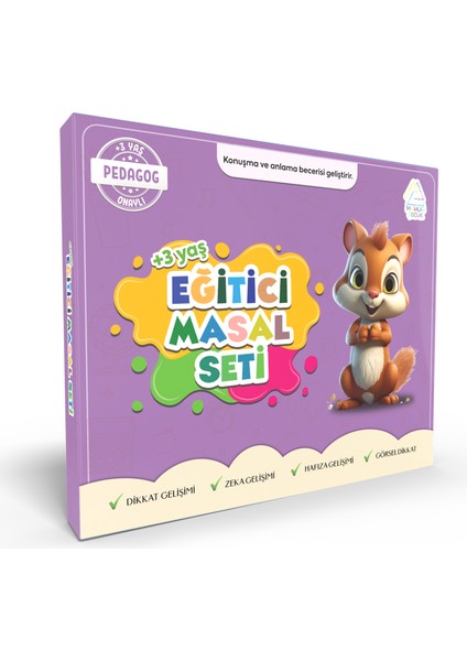 3-6 Yaş Eğitici Masal Seti (8ADET)