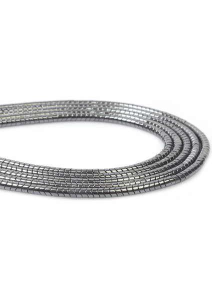 Hematit Doğal Taş Parlak Füme Rondela Kesim 4X2MM Dizi fiyatları