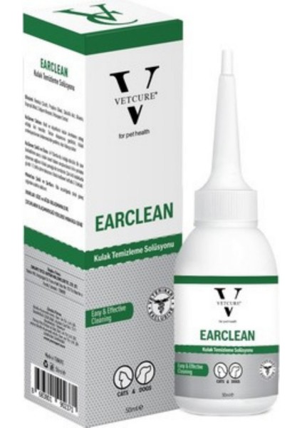 Ear Clean Kedi ve Köpek Kulak Temizleme Solüsyonu 50 ml