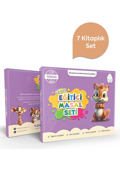 3-6 Yaş Eğitici Masal Seti (7ADET)