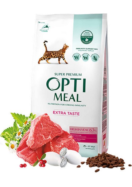 Süper Premium Dana Etli Yetişkin Kedi Maması 1,5  kg