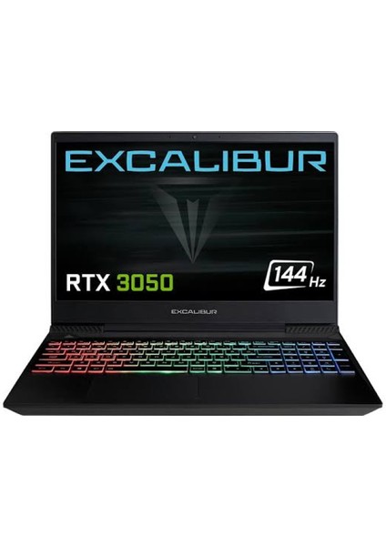 Excalibur Core I5 12450H 16GB 500GB Nvme SSD RTX3050 Freedos 15.6 Oyuncu Laptop G770.1245-BVJ0X-B