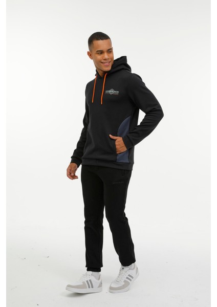 ml Madrıd-C 17TY605 3pr Sıyah Erkek Sweatshirt