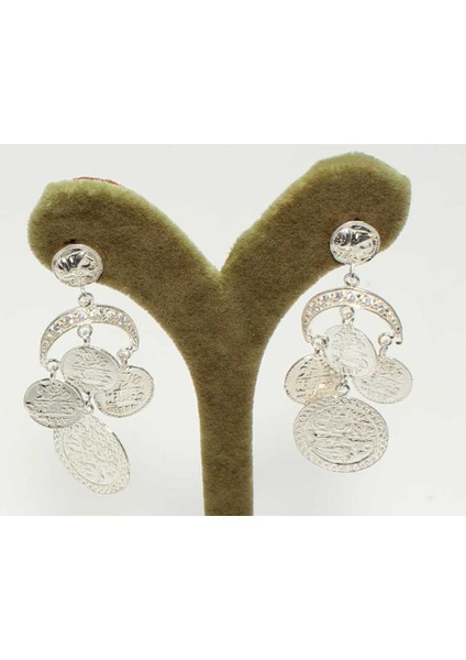 925 Ayar Gümüş Paralı Küpe fiyatları