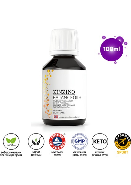 Omega 3 - Balanceoil+ 100 ml
