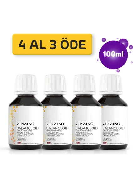 Omega 3 - Balanceoil+ 100 ml 4 Al 3 Öde