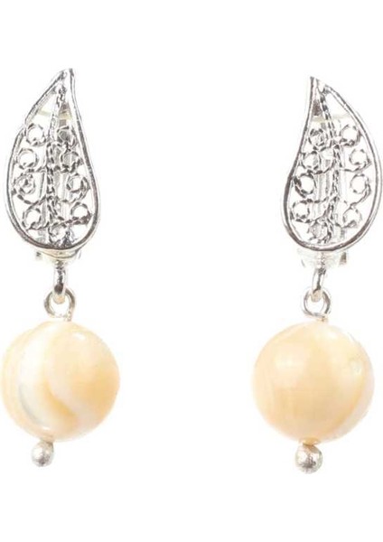 925 Ayar Gümüş Aytaşı Taşlı Küpe