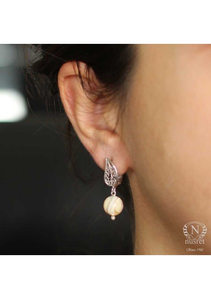 925 Ayar Gümüş Aytaşı Taşlı Küpe indirimleri