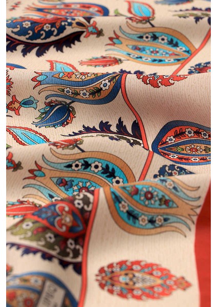 Taba Iznik Desen Ipek Eşarp modelleri