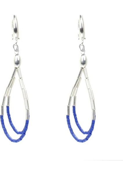 925 Ayar Gümüş Lapis Küpe