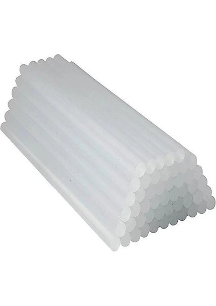 Kalın Mum Silikon 10 Adet 11 mm 27 cm Mum Çubuk Sıcak Silikon