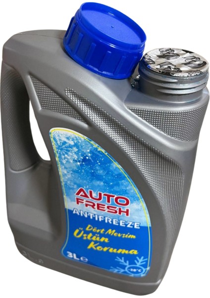 Autofresh Antifriz Mavi 3 Litre -37 Derece 3 Lt 4 Mevsim Korozyon Önleyici