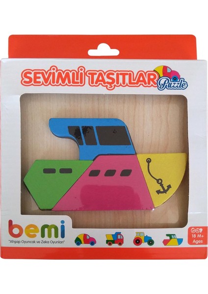 19 Neşriyat Bemi Puzzle Sevimli Hayvanlar Gemi