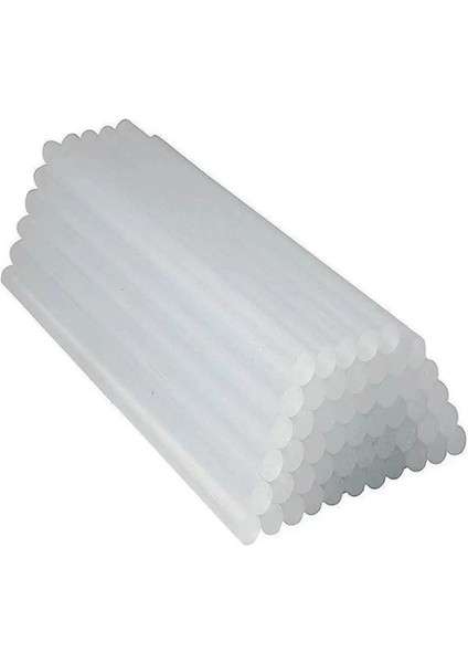 Kalın Mum Silikon 40 Adet 11 mm 27 cm Mum Çubuk Sıcak Silikon (1kg)