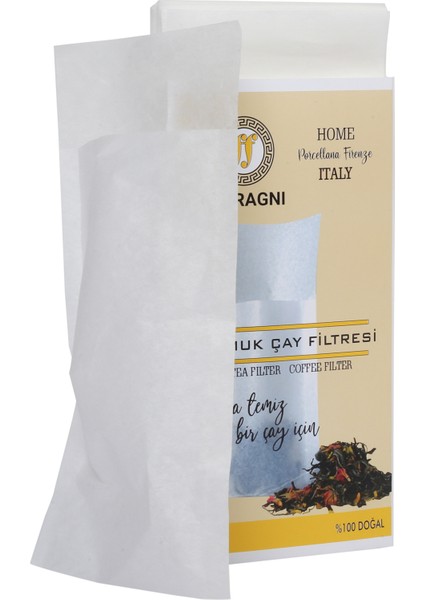 ÇAY ve KAHVE FİLTRESİ 3 Paket (90 Adet) BÜYÜK BOY (9*22 cm) fırsatları