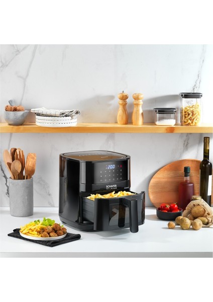 Fit Fry Xl Look Dijital Airfryer/sıcak Hava Fritözü fırsatları