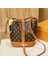 Kadınlar Için Üst Düzey Dokulu Moda Baskılı Taşınabilir Kova Büyük Kapasiteli Omuz Crossbody Çantası (Yurt Dışından) 1