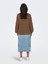 Oversize Yüksek Yakalı Kadın Kazak - Minimalist Stil 5