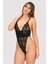 Siyah Fantezi Dantelli Bodysuit 1