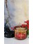 Merry Christmas Etiketli Mum, Vanilya Kokulu Mum, Yılbaşı Mumu,300ml,Amber Cam Kavanoz 1
