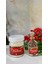Merry Christmas Etiketli Mum Ve Dekoratif Kibrit Seti, 210ml Vanilya Kokulu Cam Kavanoz Mum, Yılbaşı 1