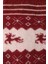 Kadın Lambswool (Koyun Yünü) Tekli Kırmızı Yılbaşı Temalı Çorap - A-49005-K 4
