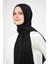 Sakafashion Hasır Desenli Jakarlı Şal - Siyah 1