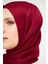 Sakafashion Hasır Desenli Jakarlı Şal - Bordo 2