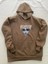 Youth Baskılı Kahverengi Erkek Kapüşonlu 3 Iplik Şardonlu Ribanalı Sweatshirt Hoodie 3