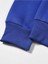 Mavi İskelet Baskılı Oversize Bisiklet Yaka Erkek Sweatshirt. 5