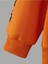 Turuncu Göz Baskılı Oversize Kapüşonlu Erkek Sweatshirt 4